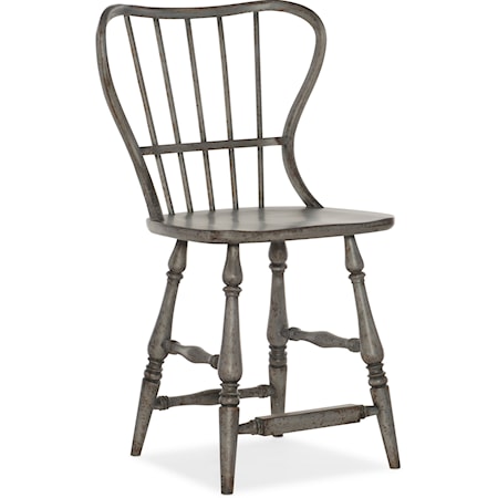 Spindle Back Counter Stool